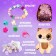 Gift set for a girl with a soft toy "Cat", 10 x 18 x 8 cm