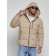 Sports male winter, size 54, beige color