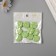 Acrylic beads for the work of the "flat crushed circle" green 2.5x2.5x0.6 cm