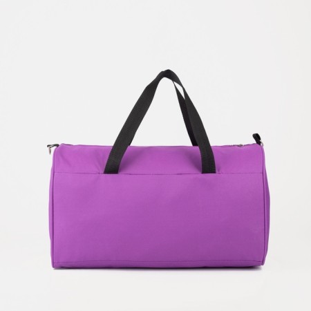Female sports bag, textura, average size, purple color-1