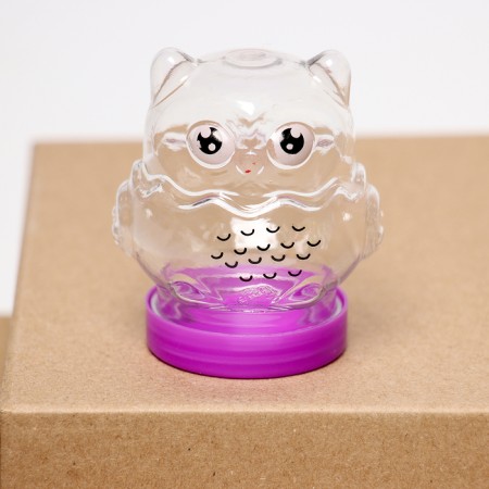 The basis for creativity and decor is a jar with a lid "owl", size - 5.5 × 4.5 × 4 cm, mix color