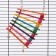 Toy for birds "Rainbow" with bells, 25 x 12 cm