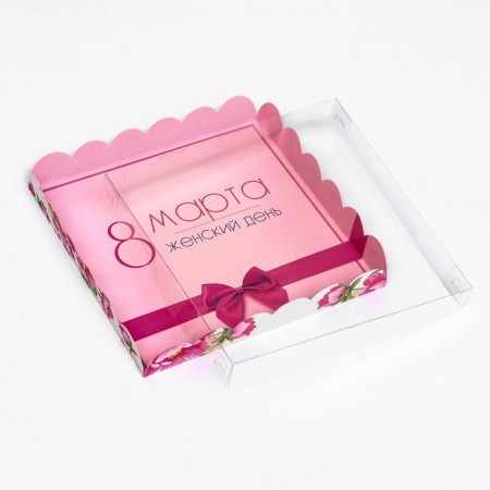 Cookie box, "March 8" 21 x 21 x 3 cm-3