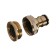 Fitting, internal thread 3/4 "–1/2", quick -seated connection, brass, Greengo