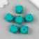 Busina silicone "polyhedron" dark green d = 1.4 cm