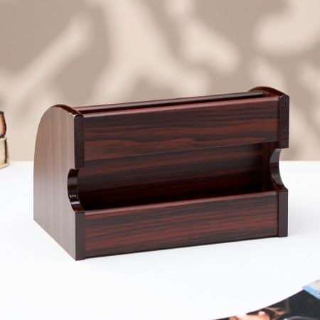 Organizer 5 sections, 1 drawer, a series of Zebrano with Kant Dark, 14*21cm-2