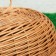 Bakery with a lid of oval rod, 30x40khn18 cm, willow