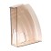 Paper tray Vertical Calligrata "premium", 70mm, tinted smoky