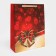 Gift, laminated, "bow" package, 31 x 40 x 11.5 cm