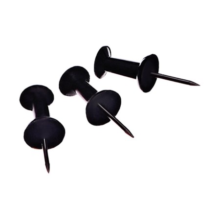 Black power buttons 50 pieces in a cardboard box-1