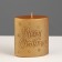 Decorative candle "Deer and Christmas tree", 8x4.4x9 cm, gold