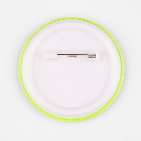 Reflective icon "Surprised smile", d = 5.8 cm, color mix-4