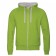 Male sweatshirt, size 48, color is bright green