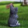 Garden Figure "Kitten Welcome" 12x12x25cm
