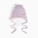 A hat for a girl, the color is light lilac, size 40-42 cm