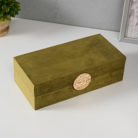 Casket Textile "Nucleus" Green 12x25x7.8 cm