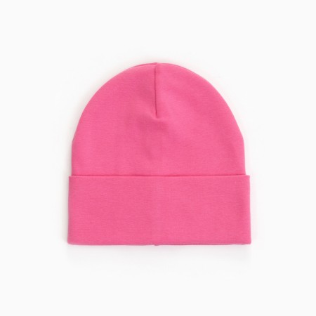Children's hat, color is bright pink, size 46-48