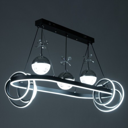 Lamp with PDD "Fiora" LED 120W 3000-6000K Black 62x33x15-115 cm-2