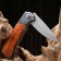 Automatic knife, folding "fart" steel - 420, handle - bakelite, 20 cm