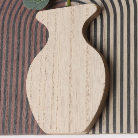 Hooks decorative wood "abstraction. Rainbow. Flower" 1.5x19.5x23.5 cm-3