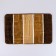 Bathroom mat “Squares”, 40 × 60 cm, brown color