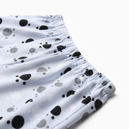Pajamas for a boy, blue color, height 92 cm-3
