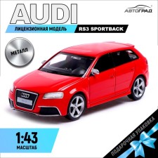 Metal machine Audi RS3 Sportback, 1:43, Red color