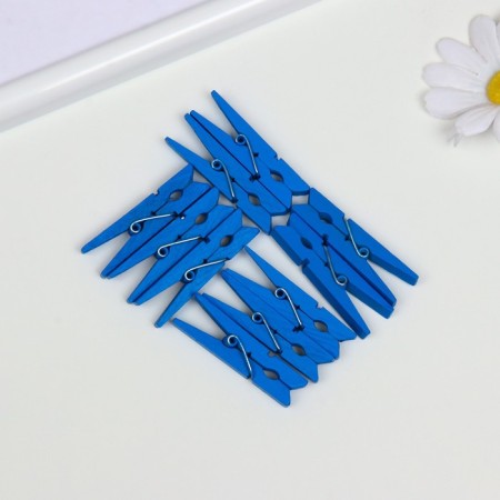 Brongs wood, 45 mm, (set 10 pcs.) Blue