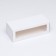 Box for roll with a window, white 27.5 x 11 x 10 cm. Confectionery packaging