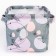 Organizer for storage, coffee for linen, waterproof “tenderness”, 14.5 x 13.7 x 14 cm.