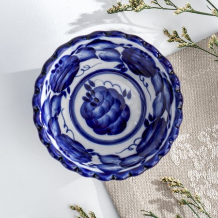 Rosette for jam, gzhel-4