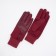 Gloves are female, dimensionless, without insulation, burgundy color