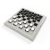 Shakhmat checkers, large, gray color