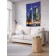 Decorative panel with photo printing "Bright lights of the night city", vertical, size 100x150 cm