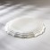 Elis plate, D = 21 cm, Platinum color