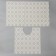 A set of mats for a bath and toilet, 2 pcs: 50 × 52, 50 × 85 cm, PVC