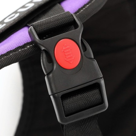 C9 harness is soft reflective, size S, OG 45-55 cm, weight 5-12.5 kg, purple.-4