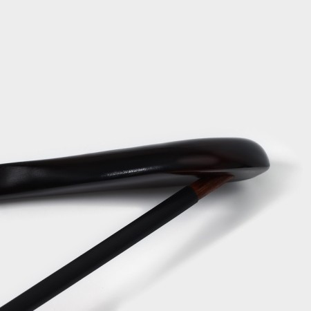 Shoulders - a hanger for outerwear with a shade of a share 44.5 × 22.5 cm, black color-2