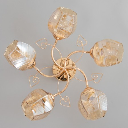 Diana 5x40W lamp E27 Gold 52x52x22cm-3