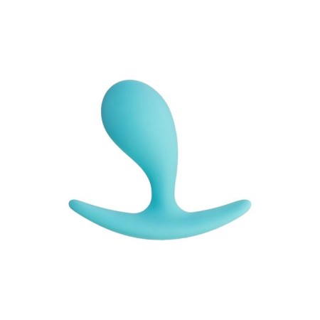 Anal plug Blob, silicone, mint color, 5.5 cm, d = 2.1 cm-2