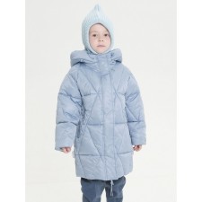 Coat for girls, height 110 cm, gray color