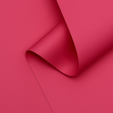 Flower film tinted, matte, carmine with pink, 0.5 x 10 m, 65 μm