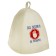 A cap for a bath with embroidery "Do not enter without a broom", the first variety