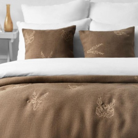Cover with pillowcases "Onion", size 230x250 cm, cappuccino color-2