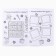 Gift set New Year's notebook coloring, stencils, stickers and wax crayons "Gift for you"