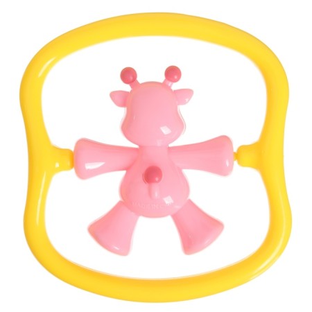 Rattle "giraffes" color pink, crumb I-1