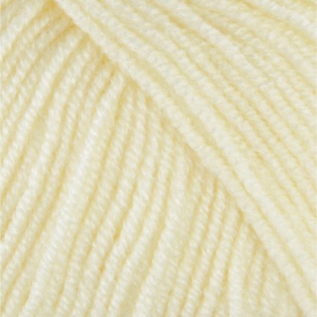 Yarn "Superlana Klasik" 25% wool, 75% acrylic 280m/100g (01 cream)
