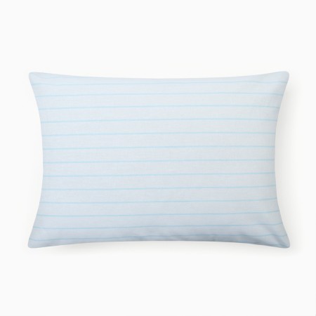Pillowcase "Etel" strip 50x70 cm, col. blue, 100% cotton, calico