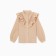 Blouse for girls minku color light-beige, height 122 cm