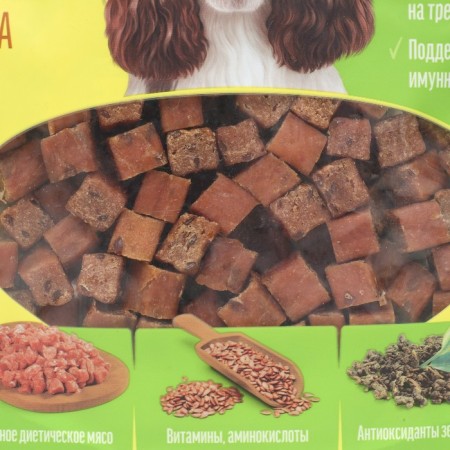 "Village goodies" for dog training, turkey and flax seeds, 90 g-3